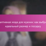 Адаптивная мода для мужчин: как выбрать идеальный размер и посадку