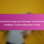 Адаптивная мода для женщин: элегантность, комфорт и разнообразие стилей