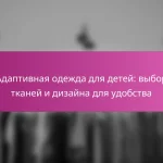 Адаптивная одежда для детей: выбор тканей и дизайна для удобства