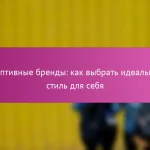 Адаптивные бренды: как выбрать идеальный стиль для себя