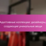 Адаптивные коллекции: дизайнеры, создающие уникальные вещи