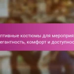 Адаптивные костюмы для мероприятий: элегантность, комфорт и доступность