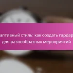 Адаптивный стиль: как создать гардероб для разнообразных мероприятий