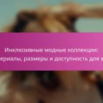 Инклюзивные модные коллекции: материалы, размеры и доступность для всех