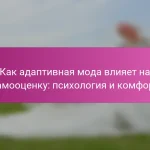 Как адаптивная мода влияет на самооценку: психология и комфорт