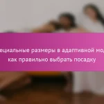 Специальные размеры в адаптивной моде: как правильно выбрать посадку
